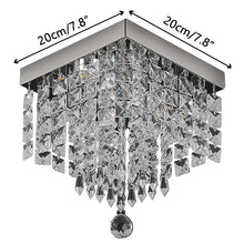 Load image into Gallery viewer, Luxury 2 Layer K9 Crystal LED Ceiling Lamps For Living Room Indoor Chandelier Lights - sunnydayhomedecorboutique
