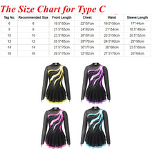 Load image into Gallery viewer, Girls Rhinestone Long Sleeve Gymnastic Leotard
