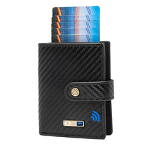 Load image into Gallery viewer, Smart Anti-lost Wallet Tracker  Genuine Leather Men wallets
