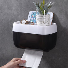 Load image into Gallery viewer, Toilet Paper Roll Holder Creative Waterproof Storage Box Towel Holder Tray Tissue Box
