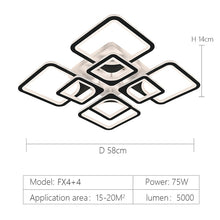 Load image into Gallery viewer, IRALAN New LED Ceiling Lamp Home for Living Room Bedroom Dining Room Modern led  dec Ceiling Light Fixture - sunnydayhomedecorboutique
