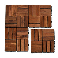 Load image into Gallery viewer, Wood Outdoor Flooring Interlocking Deck Tiles Patio Waterproof UV Protected, - sunnydayhomedecorboutique
