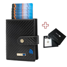 Load image into Gallery viewer, Smart Anti-lost Wallet Tracker  Genuine Leather Men wallets
