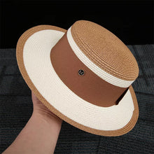 Load image into Gallery viewer, Women hat, sun hat, ladies straw hat, fedora top hat men and women
