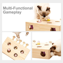 Load image into Gallery viewer, Cat Toys Interactive Whack-a-mole Solid Wood Toys
