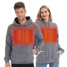 Load image into Gallery viewer, Heated Pullover Hoodies with Battery Pack 12000mAh for Men &amp; Women
