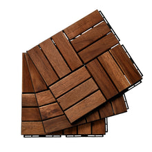 Load image into Gallery viewer, Wood Outdoor Flooring Interlocking Deck Tiles Patio Waterproof UV Protected, - sunnydayhomedecorboutique
