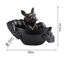 Load image into Gallery viewer, Bulldog Animal Figurines, Dog Model Statue, Table Ornaments, Storage Box.
