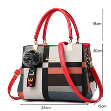 Load image into Gallery viewer, PU Leather Casual Crossbody Bags for Women Tote Handbag Large Capacity
