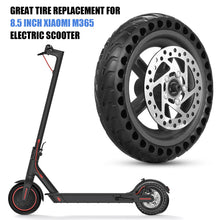 Load image into Gallery viewer, E Scooter Rear Tire w Wheel Hub Disc Brake Set 8.5in Solid Electric Scooter
