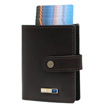 Load image into Gallery viewer, Smart Anti-lost Wallet Tracker  Genuine Leather Men wallets
