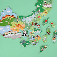 Load image into Gallery viewer, Magnetic World Map Magnetic Book-Style Geography Jigsaw Puzzles
