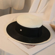 Load image into Gallery viewer, Women hat, sun hat, ladies straw hat, fedora top hat men and women
