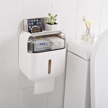 Load image into Gallery viewer, Toilet Paper Roll Holder Creative Waterproof Storage Box Towel Holder Tray Tissue Box
