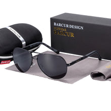 Load image into Gallery viewer, BARCUR Aluminum Vintage Men&#39;s Sunglasses - sunnydayhomedecorboutique
