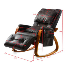 Load image into Gallery viewer, 6 Massage Modes PU Comfortable Relax Rocking Chair - sunnydayhomedecorboutique
