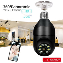 Load image into Gallery viewer, Surveillance Camera Bulb Night Vision Full Color iP Camer wifi Security Monitor - sunnydayhomedecorboutique
