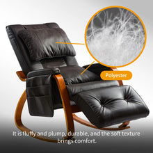 Load image into Gallery viewer, 6 Massage Modes PU Comfortable Relax Rocking Chair - sunnydayhomedecorboutique
